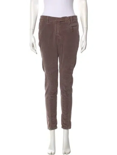 Pre-owned Brunello Cucinelli Skinny Leg Pants In Brown
