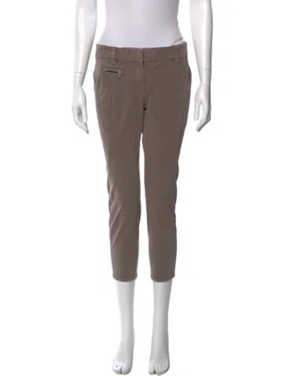 Pre-owned Brunello Cucinelli Skinny Leg Pants In Brown