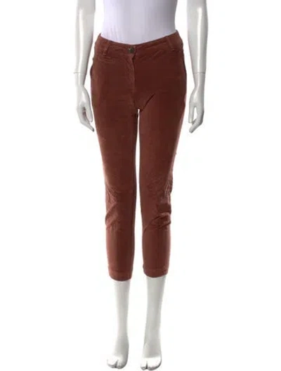 Pre-owned Brunello Cucinelli Skinny Leg Pants In Brown