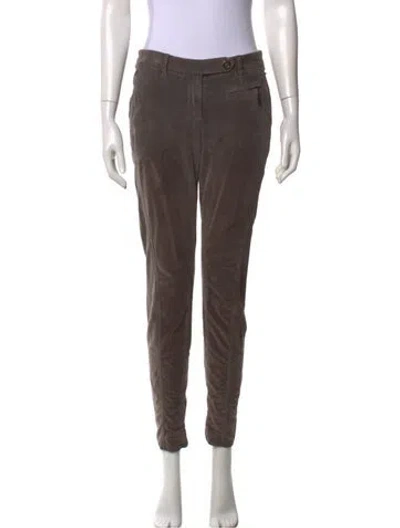 Pre-owned Brunello Cucinelli Skinny Leg Pants In Brown