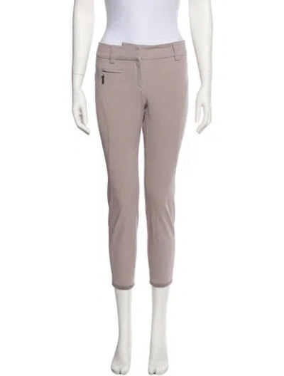 Pre-owned Brunello Cucinelli Skinny Leg Pants In Gray