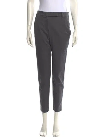 Pre-owned Brunello Cucinelli Skinny Leg Pants In Gray