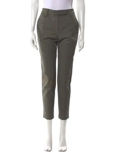 Pre-owned Brunello Cucinelli Skinny Leg Pants In Green