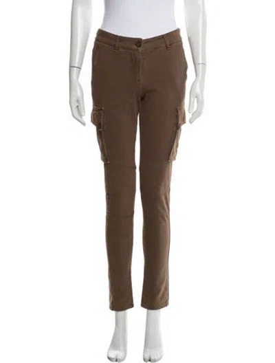 Pre-owned Brunello Cucinelli Skinny Leg Pants In Green
