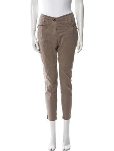 Pre-owned Brunello Cucinelli Skinny Leg Pants In Neutral