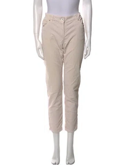 Pre-owned Brunello Cucinelli Skinny Leg Pants In Neutral
