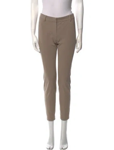 Pre-owned Brunello Cucinelli Skinny Leg Pants In Neutral