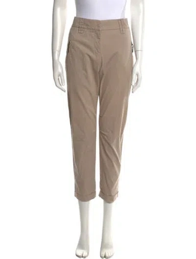 Pre-owned Brunello Cucinelli Skinny Leg Pants In Neutral