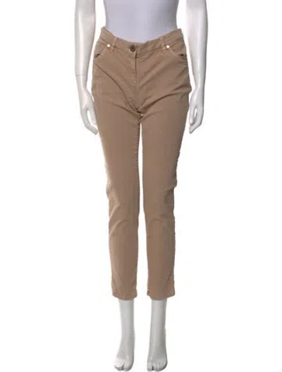 Pre-owned Brunello Cucinelli Skinny Leg Pants In Neutral