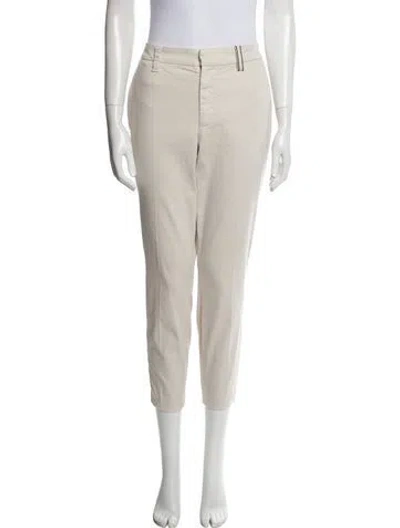 Pre-owned Brunello Cucinelli Skinny Leg Pants In Neutral