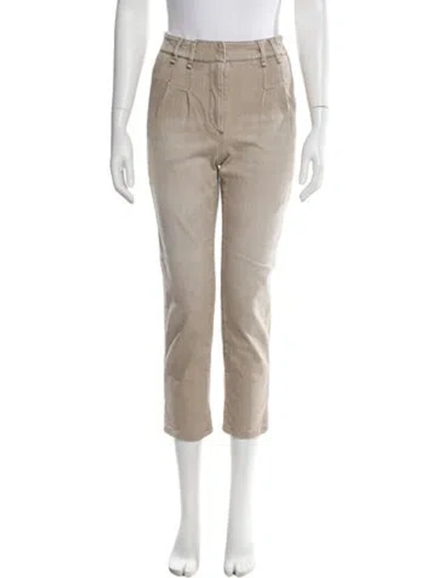Pre-owned Brunello Cucinelli Skinny Leg Pants In Neutral