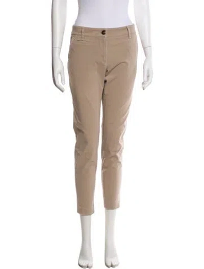 Pre-owned Brunello Cucinelli Skinny Leg Pants In Neutral