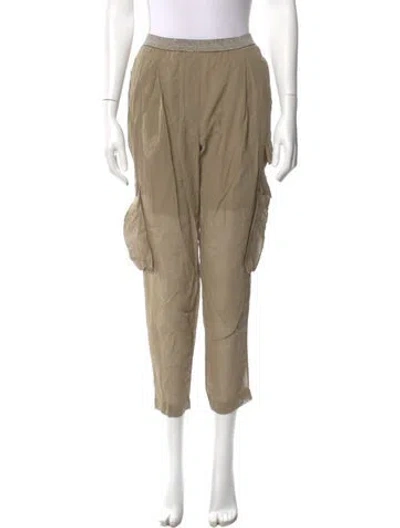 Pre-owned Brunello Cucinelli Skinny Leg Pants In Neutral