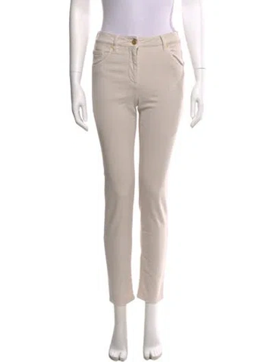Pre-owned Brunello Cucinelli Skinny Leg Pants In Neutral