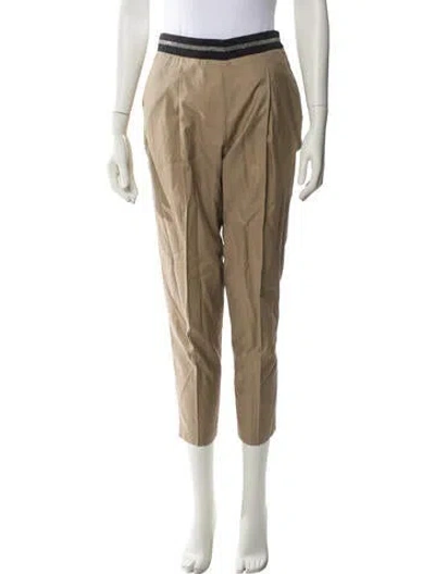 Pre-owned Brunello Cucinelli Skinny Leg Pants In Neutral