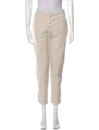 Pre-owned Brunello Cucinelli Skinny Leg Pants In Neutral