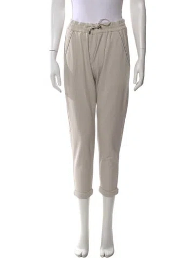 Pre-owned Brunello Cucinelli Skinny Leg Pants In Neutral
