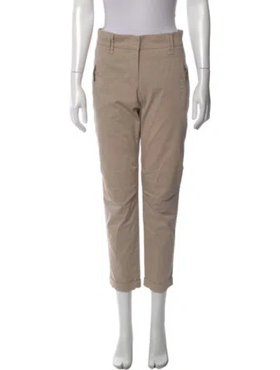 Pre-owned Brunello Cucinelli Skinny Leg Pants In Neutral