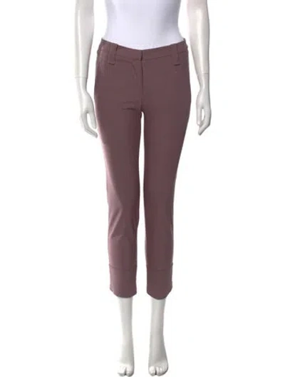 Pre-owned Brunello Cucinelli Skinny Leg Pants In Purple