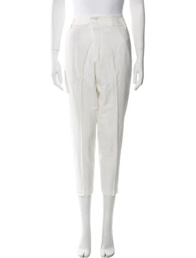 Pre-owned Brunello Cucinelli Skinny Leg Pants In White