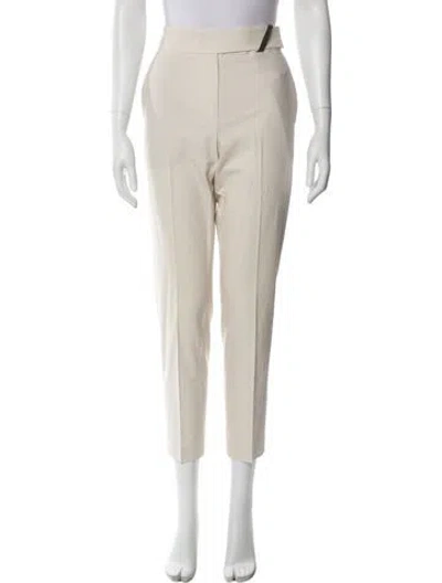 Pre-owned Brunello Cucinelli Skinny Leg Pants In White