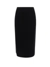 Brunello Cucinelli Women Midi Skirt In Black