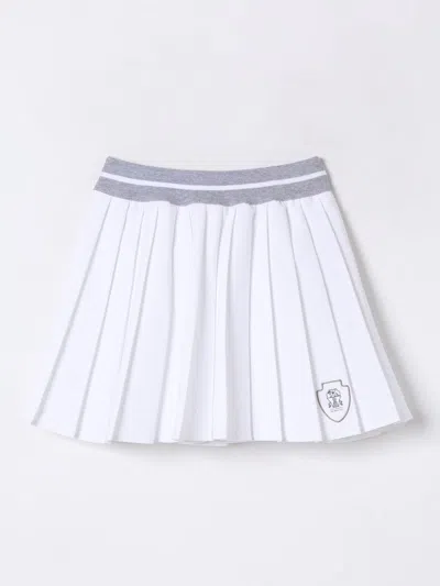 Brunello Cucinelli Skirt  Kids Color White