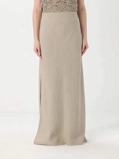 Brunello Cucinelli Skirt  Woman Color Beige