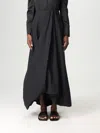 Brunello Cucinelli Black Cotton Skirt In Black