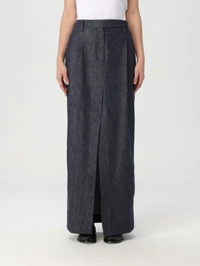 Brunello Cucinelli Skirt  Woman Color Blue