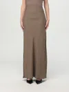 Brunello Cucinelli Skirt  Woman Color Brown In Brown