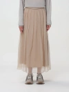 Brunello Cucinelli Skirt  Woman Color Brown