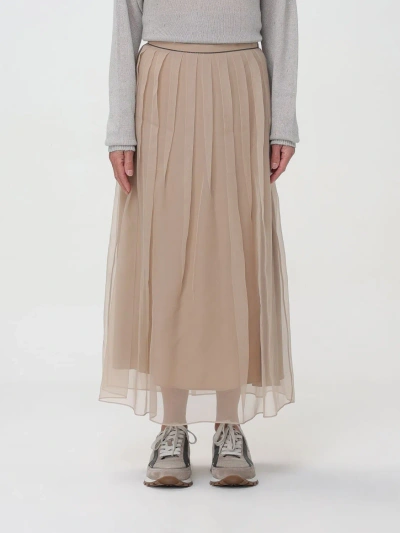Brunello Cucinelli Skirt  Woman Colour Brown