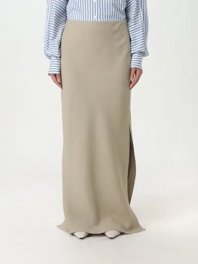 Brunello Cucinelli Skirt  Woman Color Brown In Brown