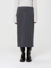 Brunello Cucinelli Skirt  Woman Color Charcoal In Blue