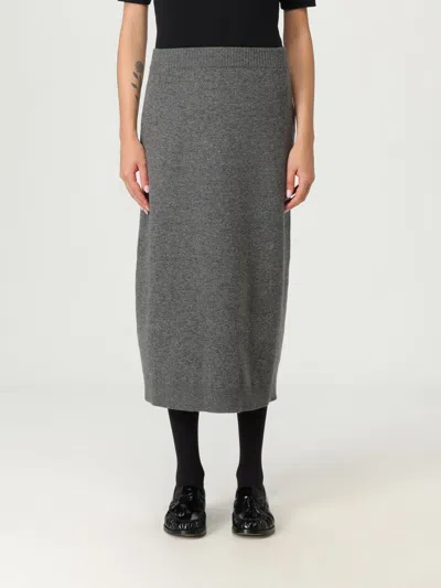 BRUNELLO CUCINELLI SKIRT BRUNELLO CUCINELLI WOMAN COLOR GREY,H17703020