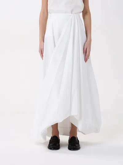 BRUNELLO CUCINELLI SKIRT BRUNELLO CUCINELLI WOMAN COLOR WHITE,G49382001