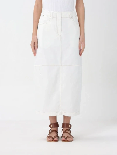Brunello Cucinelli Skirt  Woman Color White