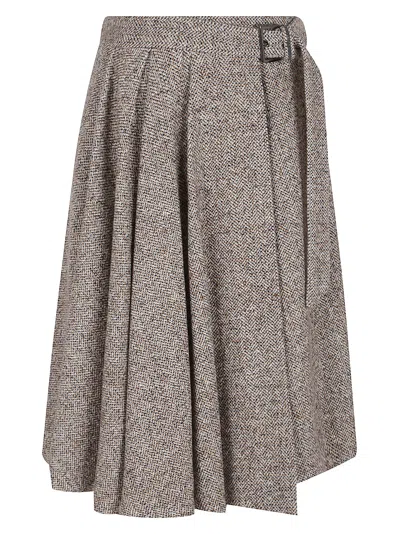 Brunello Cucinelli Skirt In Gray