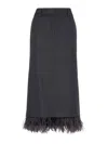 Brunello Cucinelli Skirt In Grey