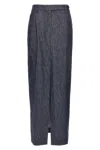 Brunello Cucinelli Skirt With Back Pockets And Front Slit