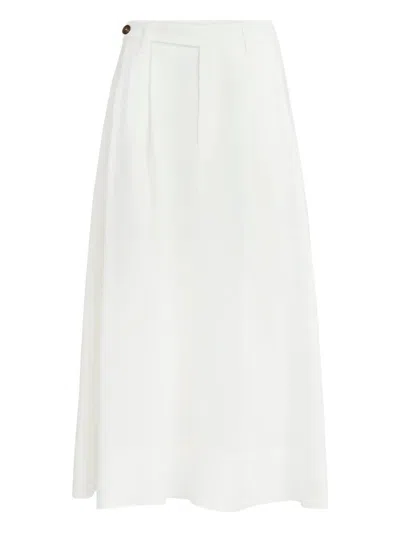 Brunello Cucinelli Skirt In White