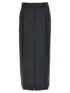 Brunello Cucinelli Women Sartorial Long Skirt In Virgin Wool Canvas