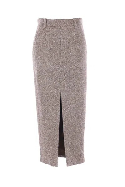 Brunello Cucinelli Skirts In Gray