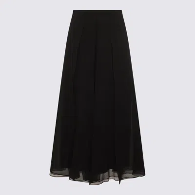 BRUNELLO CUCINELLI SKIRTS BLACKS AND GREYS