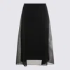 Brunello Cucinelli Skirts Blacks And Greys In Black