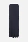 Brunello Cucinelli Midi Skirts In Blue