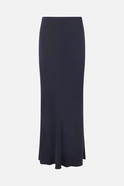 Brunello Cucinelli Midi Skirts In Blue