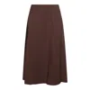 Brunello Cucinelli Skirts Blue And Green In Brown