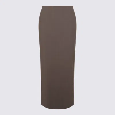 BRUNELLO CUCINELLI SKIRTS BROWN